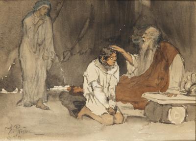 Jacob Receiving the Blessing from Isaac