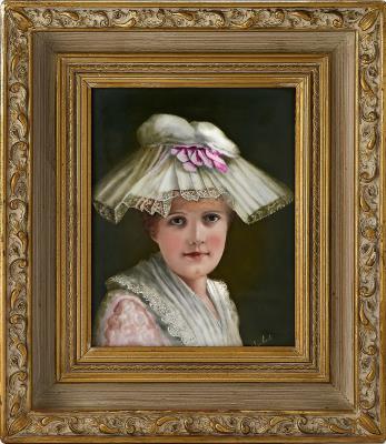 Plaque of a Woman with Hat