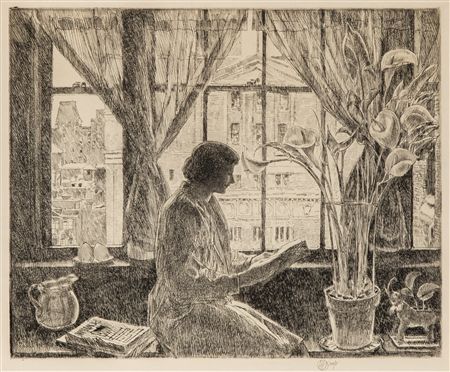 Virginia and a New York Winter Window