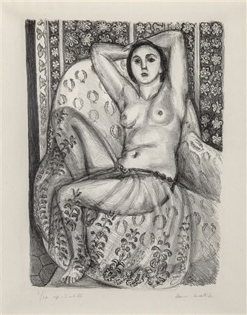 Odalisque seated on a tulle skirt (DUTHUIT 443)