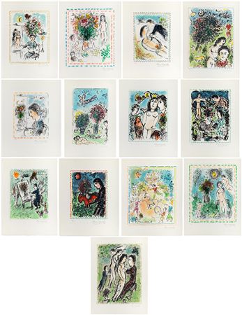Fifteen Latest Lithographs of Marc Chagall