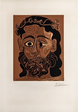Bearded Man with Grape Leaves