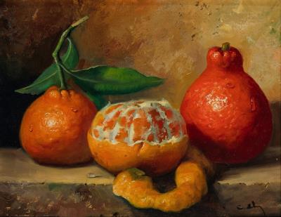 Still Life with Oranges