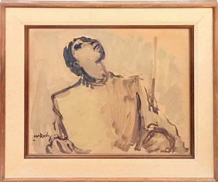 Young Man and Untitled (Double-sided)