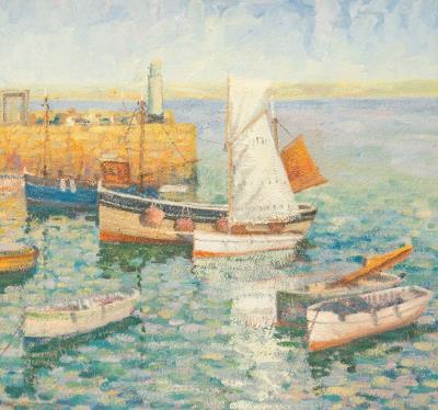 St Ives Harbour by David Rylance - Auction record, sale price, and art valuation. Compare with similar artists and explore comparable artworks.