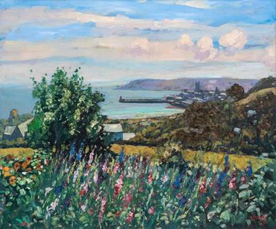 View over Penzance by Bob Vigg - Auction record, sale price, and art valuation. Compare with similar artists and explore comparable artworks.