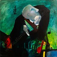 Metronome Man by Cynthia Breusch - Auction record, sale price, and art valuation. Compare with similar artists and explore comparable artworks.