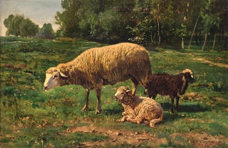 Sheep on the Pasture