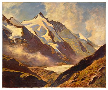 The Großglockner with the glacier Pasterze
