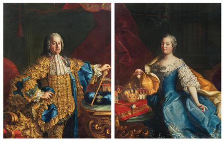 Portrait of Francis I and Portrait of Empress Maria Theresia