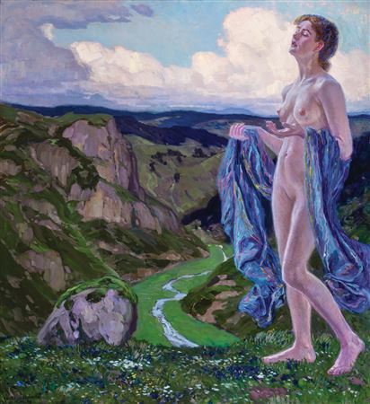 Spring Song by Ernst Liebermann - Auction record, sale price, and art valuation. Compare with similar artists and explore comparable artworks.