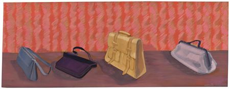 Untitled (Four Handbags) by Antonin Strizek - Auction record, sale price, and art valuation. Compare with similar artists and explore comparable artworks.