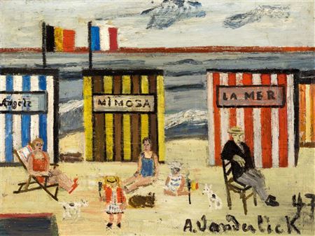 The cabins by Armand Vanderlick - Auction record, sale price, and art valuation. Compare with similar artists and explore comparable artworks.