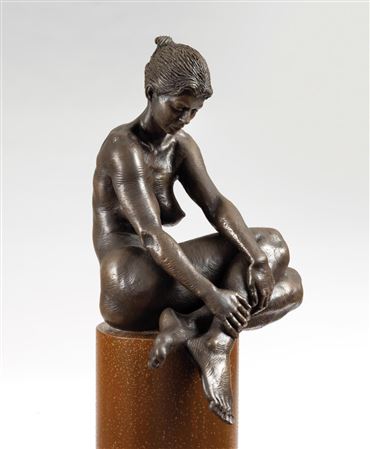 Seated woman