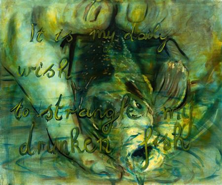 It's my daily wish to strangle my drunken fish (2000)