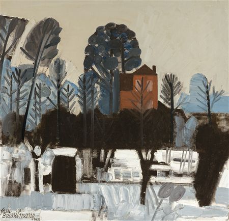 Winter landscape by Jean Brusselmans - Auction record, sale price, and art valuation. Compare with similar artists and explore comparable artworks.
