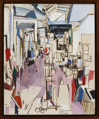 Passage, 1981 by Michel Mousseau - Auction record, sale price, and art valuation. Compare with similar artists and explore comparable artworks.