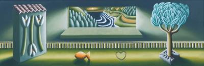 The Three Flowers, The Fish, The Heart and The Tree (1990) by Robin Mason - Auction record, sale price, and art valuation. Compare with similar artists and explore comparable artworks.