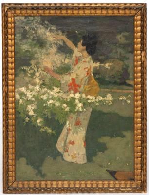 Japanese Blossom by Hendrik Johannes Haverman - Auction record, sale price, and art valuation. Compare with similar artists and explore comparable artworks.