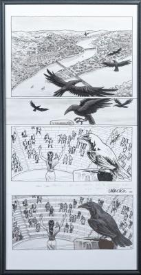 Panel for the comic strip L'Histoire de Lyon, 2012 by Romain Lardanchet - Auction record, sale price, and art valuation. Compare with similar artists and explore comparable artworks.