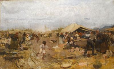 Market scene