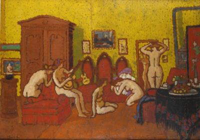 Nudes in the Studio of Villa Róma