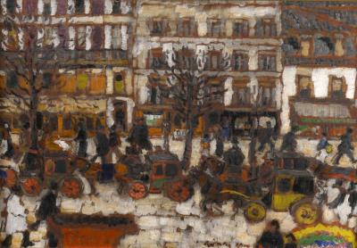 Boulevard Montparnasse by Jozsef Rippl-Ronai - Auction record, sale price, and art valuation. Compare with similar artists and explore comparable artworks.
