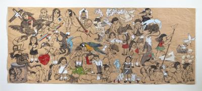 Dream with Paul Gauzit pierced by a paintbrush