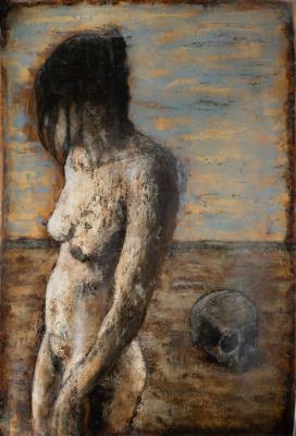 Nude and vanity in a landscape, 2011