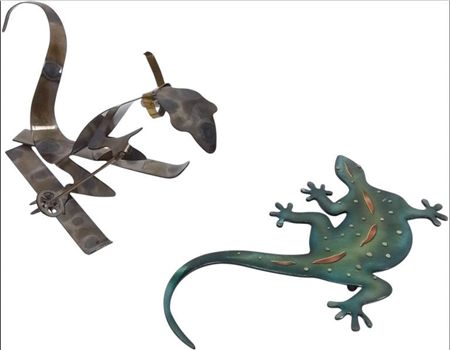 Lizard Sculptures (2)