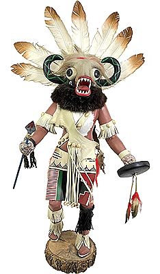 Black Ogre Kachina Doll