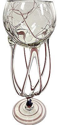 Polish Handblown Jellyfish Vase