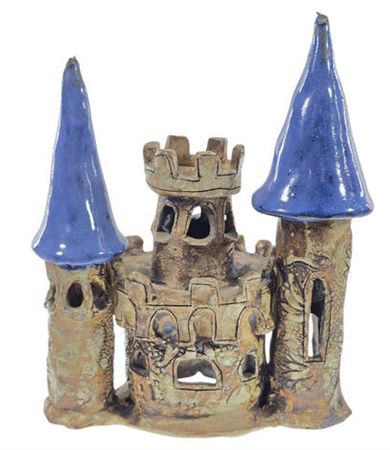 Stoneware Fairy Castle Sculpture