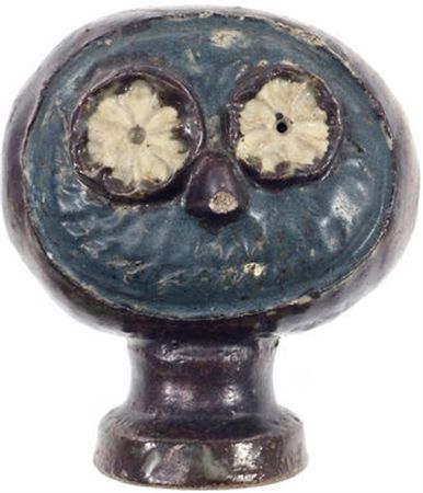Studio Art Pottery Owl Head