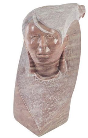 Native American Alabaster Sculpture