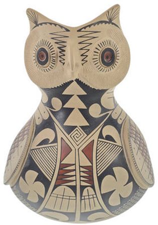 Owl Pottery Pot