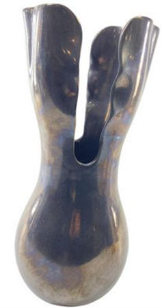 Glazed Iridescent Vase