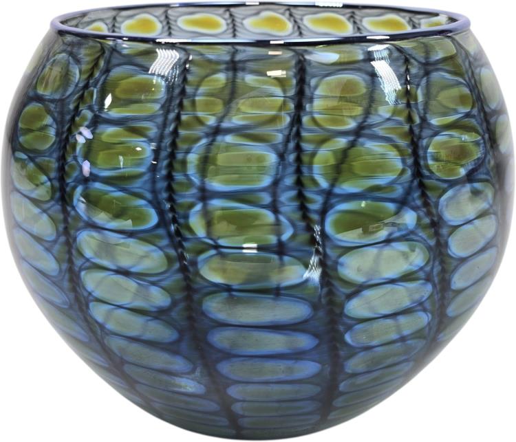 Reptile Series Art Glass Vase