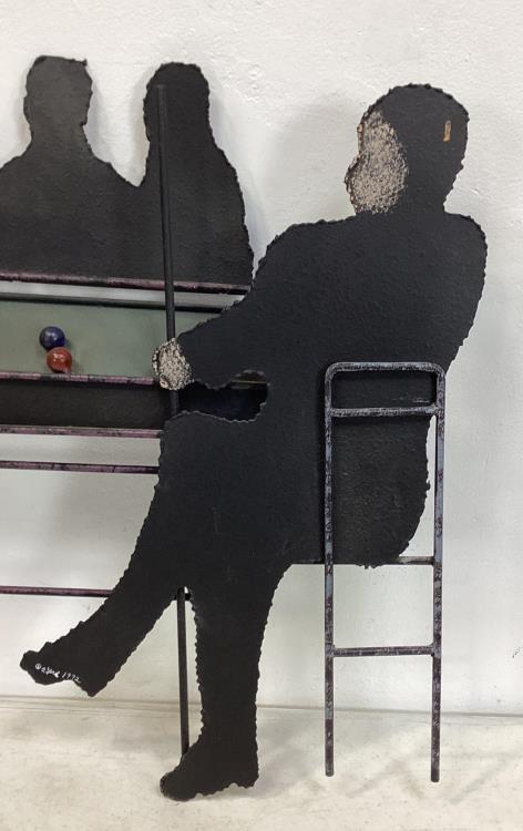 Billiards Scene Wall Art