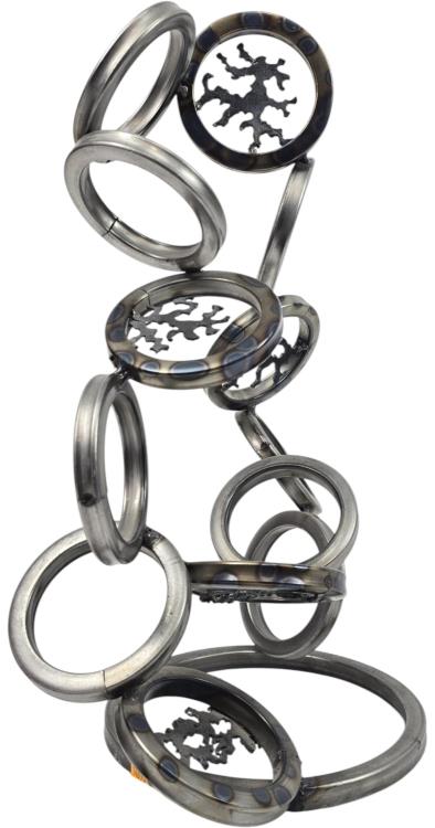 Steel Brutalist Sculpture