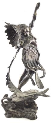Western Heritage Museum Signed Bronze Figure