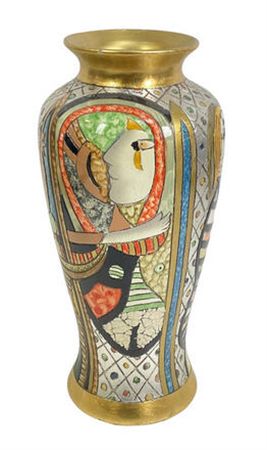 Picasso Style Ceramic Vase