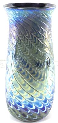 Iridescent Art Glass Vase