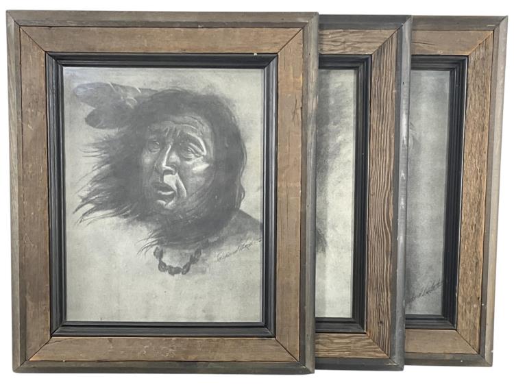 Portraits of Native American Men (3)