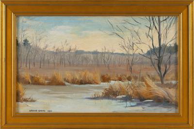 Winter riverscape