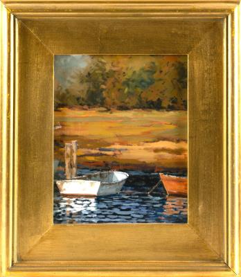 White Dory by Herman Latham Kent - Auction record, sale price, and art valuation. Compare with similar artists and explore comparable artworks.