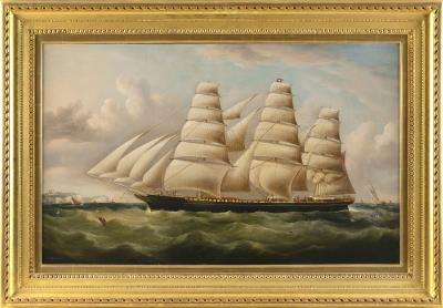 Portrait of the clipper Collingwood