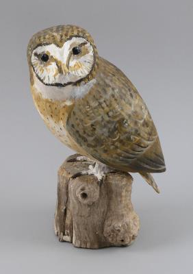 Decorative Barn Owl Carving