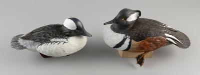 Two Decorative Duck Carvings