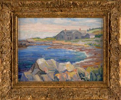 Back of Studios on Beach, Rockport, Massachusetts
